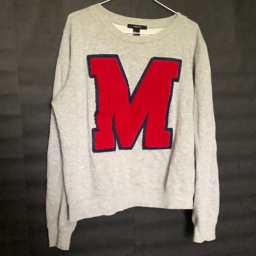 Forever 21 “M” sweatshirt